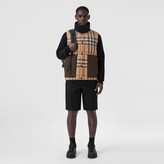 Thumbnail for your product : Burberry Check Recycled Polyester Puffer Gilet