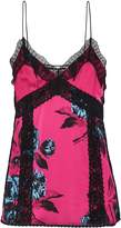 Thumbnail for your product : McQ Lace-trimmed Floral-print Satin Camisole
