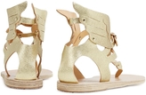 Thumbnail for your product : Ancient Greek Sandals Xenia gold wing leather sandals