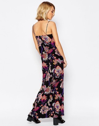 Motel Carrie Maxi Dress With Side Split