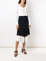 Thumbnail for your product : Mara Mac Two-Tone Midi Skirt