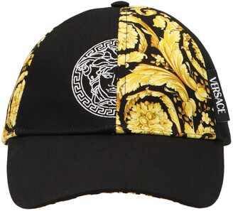 Versace Barocco Medusa Contrast Print Baseball Cap - ShopStyle Hats