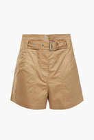 Thumbnail for your product : 3.1 Phillip Lim Belted cotton-blend poplin shorts