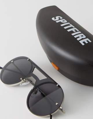 Spitfire Algorithm Aviator Sunglasses In Black