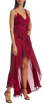Thumbnail for your product : Alice + Olivia Mariana Silk High-Low Ruffle Dress
