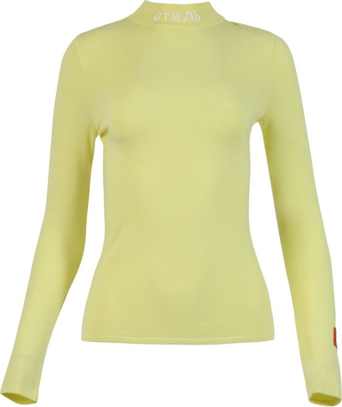 Heron Preston CTNMB Embroidered Mockneck Top