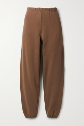 Tory Sport Cotton-jersey Track Pants - Brown