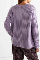 Thumbnail for your product : Paul & Joe Joris Oversized Ribbed-knit Sweater - Lavender