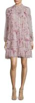 Thumbnail for your product : Zimmermann Winsome Silk Lace Inset Shift Dress