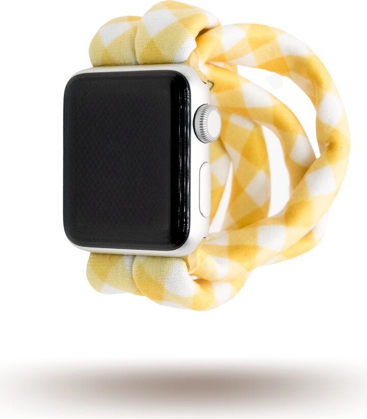 Sunshine Plaid Yoga Band® For Apple Watch Series | All, Samsung Galaxy, & Fitbit Versa, 38mm 40mm 41mm 42mm 44mm 45mm - Dót Outfitters