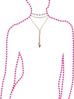 Thumbnail for your product : Charlotte Russe Chainlink Choker & Bolero Necklace - 2 Pack