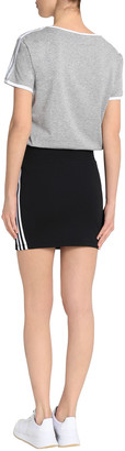 adidas Striped Cotton-blend Mini Skirt