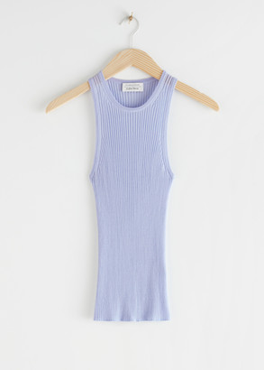 And other stories Fitted Ribbed Tank Top