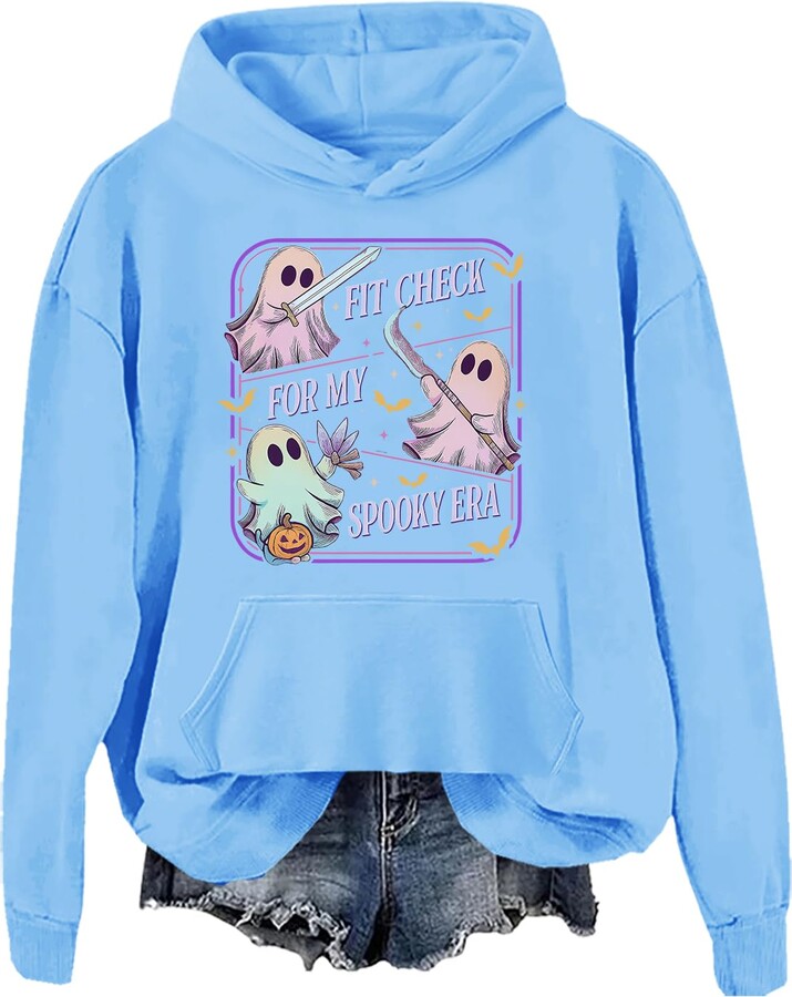 FITCOFF Fit Check For My Spooky Era Sweatshirt Spooky Halloween Hoodie