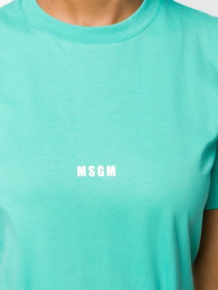 MSGM logo-print crew-neck T-shirt