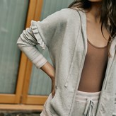 Thumbnail for your product : Lam Adelita Zip Hoodie - Pale Grey / Pink