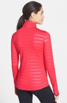 Thumbnail for your product : Nike 'Pro Hyperwarm' Embossed Stripe Half Zip Top