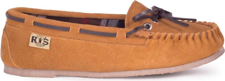 Cloud Nine Women Rjs Unlined Driving Moccasin In Chestnut