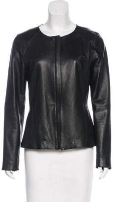 Graham & Spencer Leather Zip-Up Jacket
