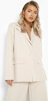 Thumbnail for your product : boohoo Relaxed Fit Tailored Blazer