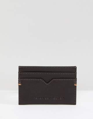 French Connection Tab Card Holder In Brown