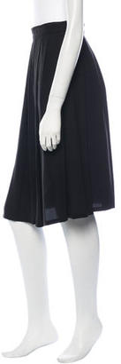 Chloé Pleated Knee-Length Skirt