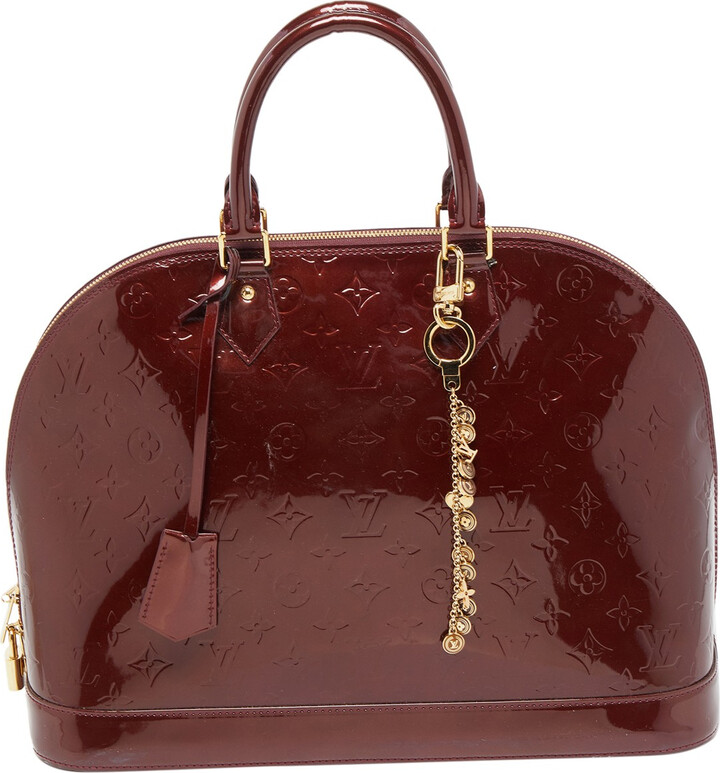 Louis Vuitton Patent leather satchel - ShopStyle