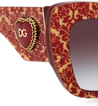 Dolce & Gabbana Devotion cat-eye sunglasses