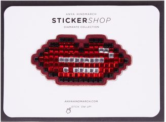Anya Hindmarch Diamanté Lips Sticker