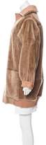 Thumbnail for your product : Reed Krakoff Knee-Length Shearling Coat