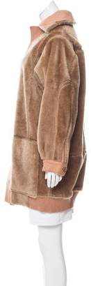 Reed Krakoff Knee-Length Shearling Coat