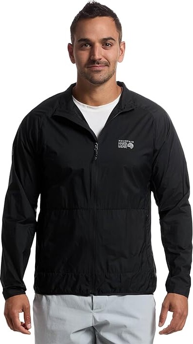 Mountain Hardwear Kor AirShelltm Full Zip Jacket Men's Clothing Black : MD, Nylon