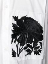 Thumbnail for your product : Ann Demeulemeester Oversize Embroidered Pocket Shirt