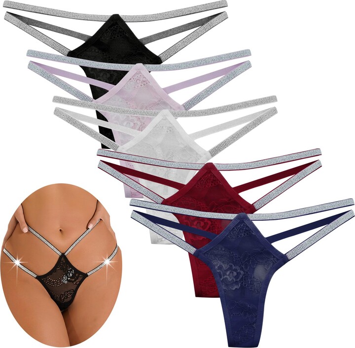 DEANGELMON Women Seamless Underwear Hipster Microfiber Bikinis