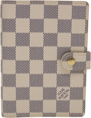 Louis Vuitton Couverture Agenda Fonctionnel PM Brown Leather Clutch Bag (Pre-Owned)
