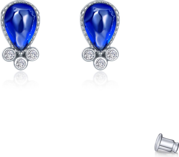 Lafonn Lab Grown Sapphire & Simulated Diamond Stud Earrings