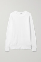 Supima Cotton-jersey Sweatshirt - Whi 