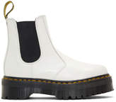 Thumbnail for your product : Dr. Martens White 2976 Quad Chelsea Boots