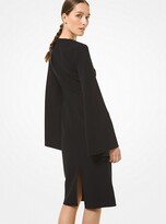 Thumbnail for your product : Michael Kors Double Face Stretch Wool Crepe Sheath Dress
