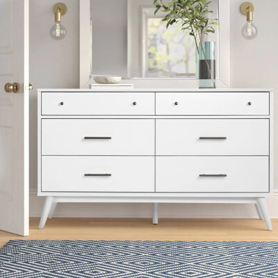 Ashlie 6-drawer double chest of drawers