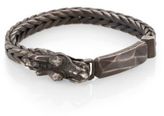 Thumbnail for your product : John Hardy Antiqued Sterling Silver Dragon ID Bracelet