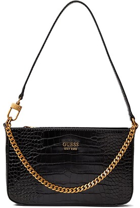 Guess - Katey Mini Top Zip Shlder Bag Black
