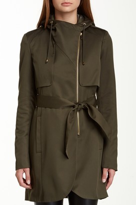 French Connection Tulip Hooded Rain Coat