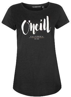 O'Neill Womens Logo T Shirt Cotton Print Summer Casual Short Sleeve Crew Neck Tee
