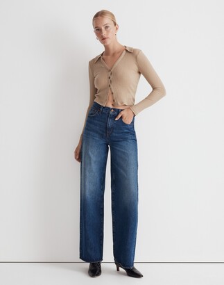 Madewell Tall Superwide-Leg Jeans in Halleran Wash
