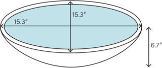 Caracalla Ceramic Circular Vessel Bathroom Sink