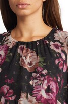 Thumbnail for your product : Eliza J Floral Metallic Long Sleeve Maxi Dress