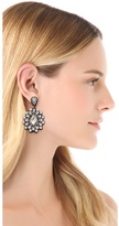Thumbnail for your product : Deepa Gurnani Oversized Crystal Flower Earrings