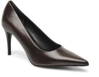 Women's Elizabeth Stuart Vania 304 Pointed Toe High Heels In Brown - Size 4