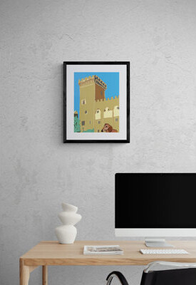 Made & Curated In Avignon by Deborah Blum - Picture Frame Graphic Art